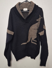 VTG Emu Australian Pure Wool Kangaroo Jumper Pullover Women's Size 22 Vintage