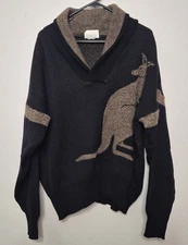 VTG Emu Australian Pure Wool Kangaroo Jumper Pullover Women's Size 22 Vintage