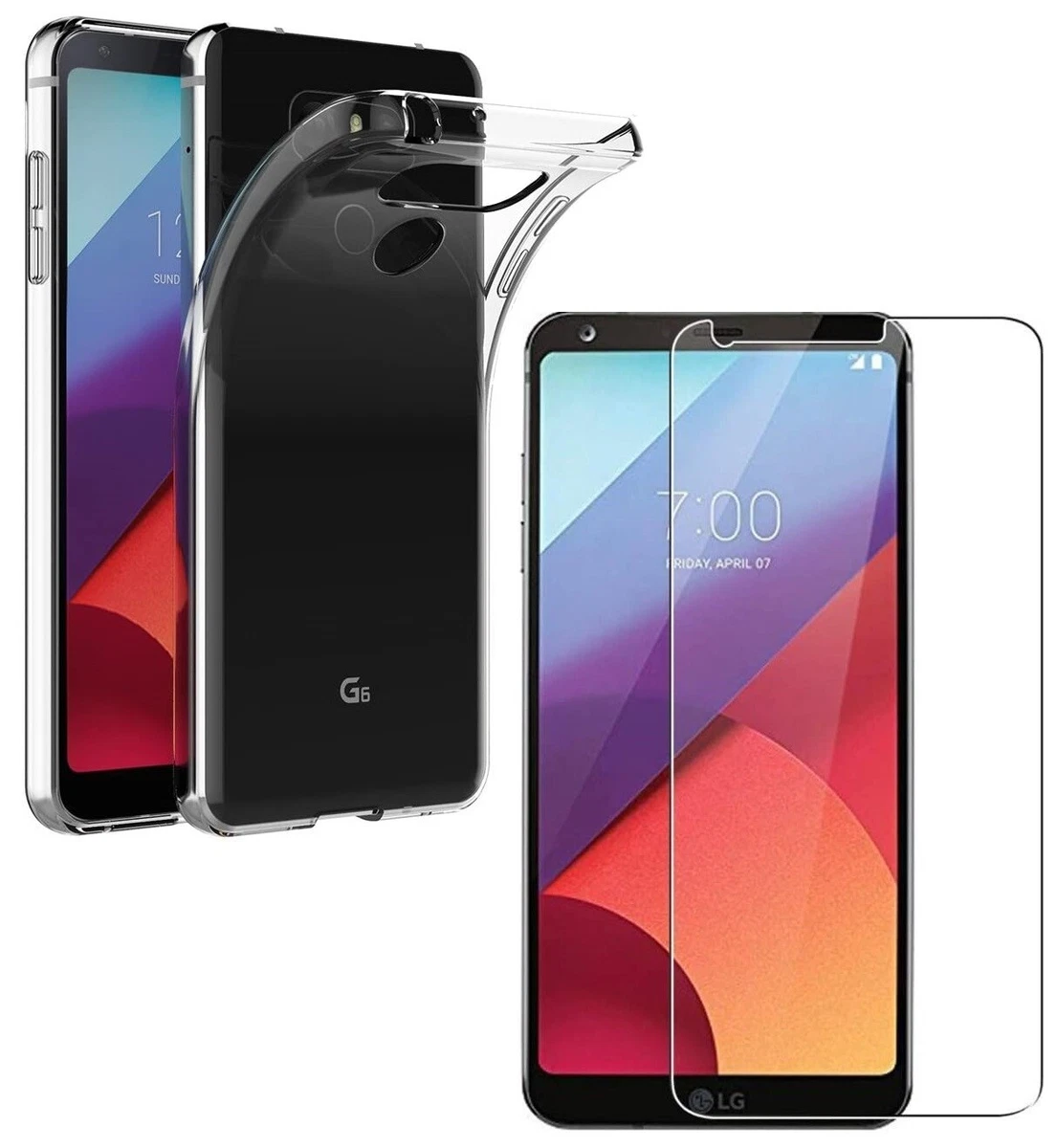 2x Pellicola per LG G6 Protettiva Protezione Schermo Cristallo dipos
