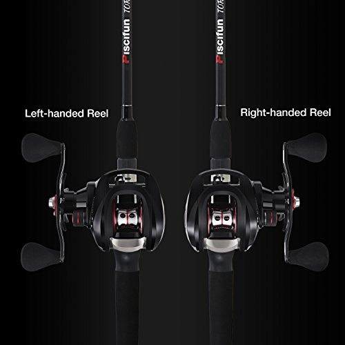 a great baitcaster reel under $40 piscifun torrent baitcaster reel Alloy M2 Baitcasting for Longer Casts 7.6:1 Gunmetal Black / Right Hand / fly tournament ready adjustments Piscifun Torrent Right Handed 7.1:1