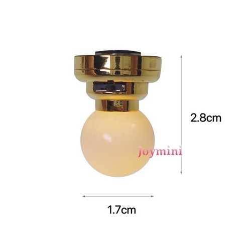 1/12 Dollhouse Miniature White Globe Shade Hanging Ceiling LED Light Chandelier - Picture 6 of 11