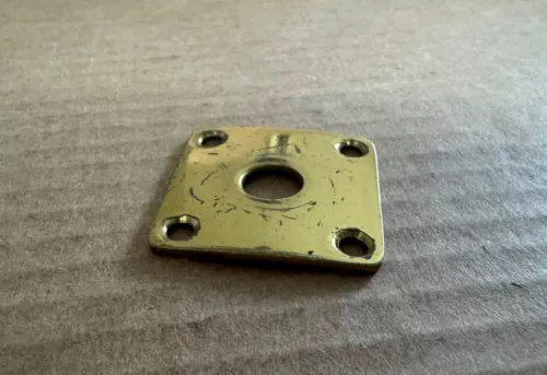 Gibson Vintage 1978 Gold Jack Plate Les Paul ES SG 1976 1977 1979 1970's