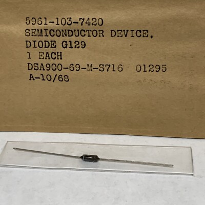 G129 NSN 5961-00-103-7420 DIODE SEMICONDUCTOR TI  NEW