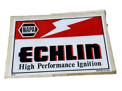 OEM NOS Vintage NAPA Echlin High Performance Ignition Sticker Decal 5''
