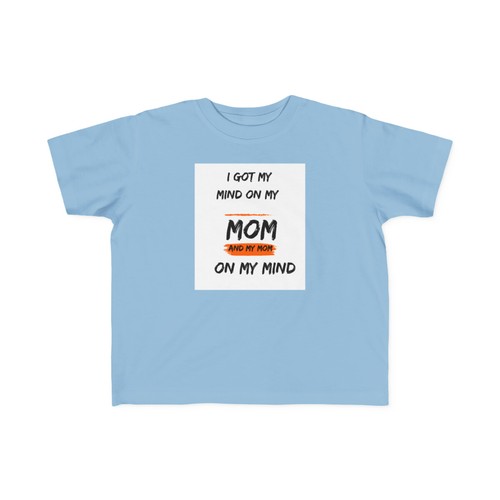 Kid's Fine Jersey Tee Mom on my mind   - Picture 8 of 17