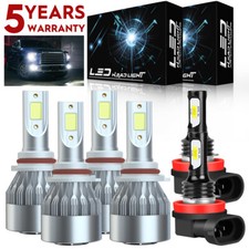 Para For Toyota Corolla 2009 2010 2011 2012 Combo Led Faro Luces Antiniebla 6x