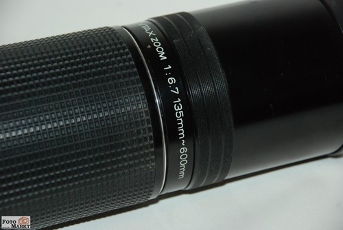 SMC Pentax Zoom 135-600mm Tele Zoom Objektiv lens PK One-Touch-Zoom - Bild 4 von 5