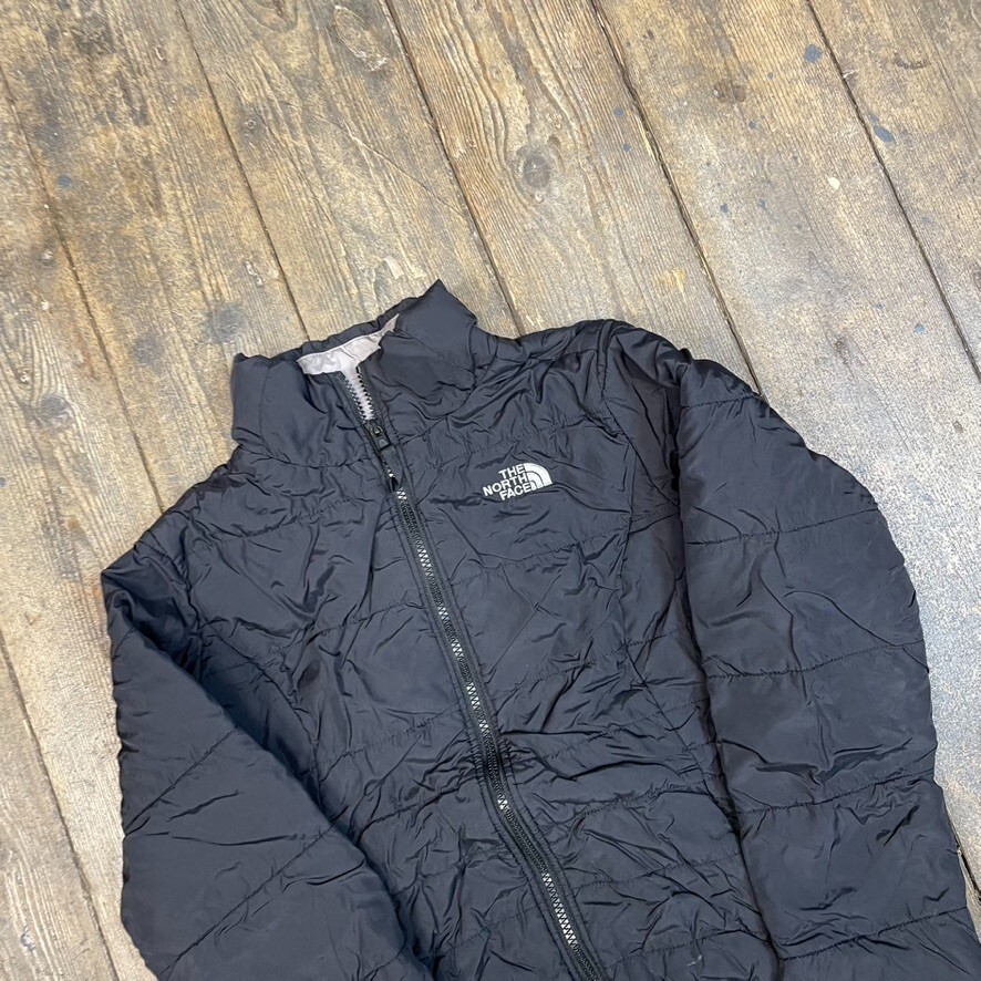 The North Face Puffer Jacket Womens Y2K Lightweight Full Zip Coat, Black, Medium image 3