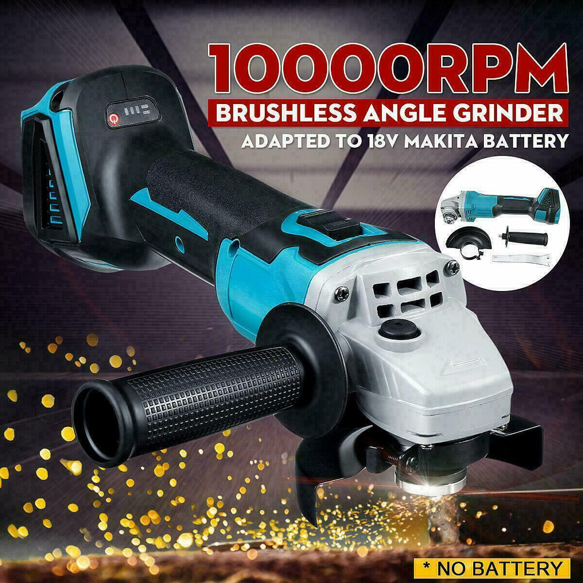 Angle Grinder Grinding For 18V Makita Battery Brushless Cordless Grinder  800W