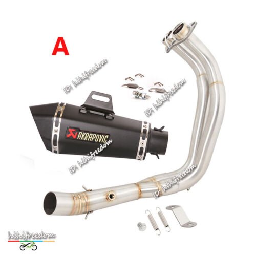 YZF R7 For Yamaha MT-07 2021-2024 Full Exhaust System Header Pipe Silencer Tips - Picture 3 of 12