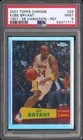 2007 08 Topps Chrome KOBE BRYANT Refractor 1957 58 Variation #24 PSA 9 /999