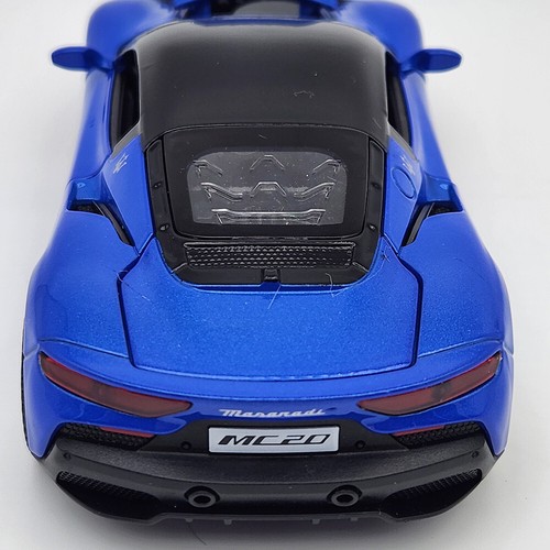 2024 Maserati MC20 - 1:32 Diecast Model - Blue - Picture 2 of 8