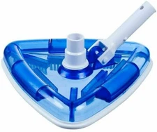 Milliard Sea-Thru Triangle Weighted Pool And Spa Vacuum Head, 11" Wide Cleaning
