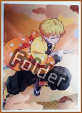 Demon Slayer Zenitsu Clear File Folder A4 UFOTable Limited New