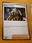 POKEMON SERIE PACK CARD LEAGUE/LIGUE FR CARTE HOLO ORDRES DU BOSS 172/193 MINT