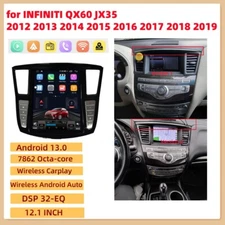12.1"Car Radio for Infiniti QX60 JX35 2012-2019 Wireless Carplay GPS Stereo BT