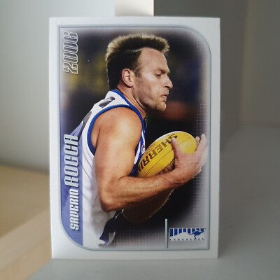 Saverio Rocca 2006 AFL Select Kangaroos Trading Card #72 | eBay Australia