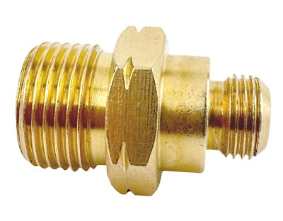 Schlauch-Adapter 30 mm von Euro-Kartuschen Außengewinde 7/16'' auf 3/8'' links AG 