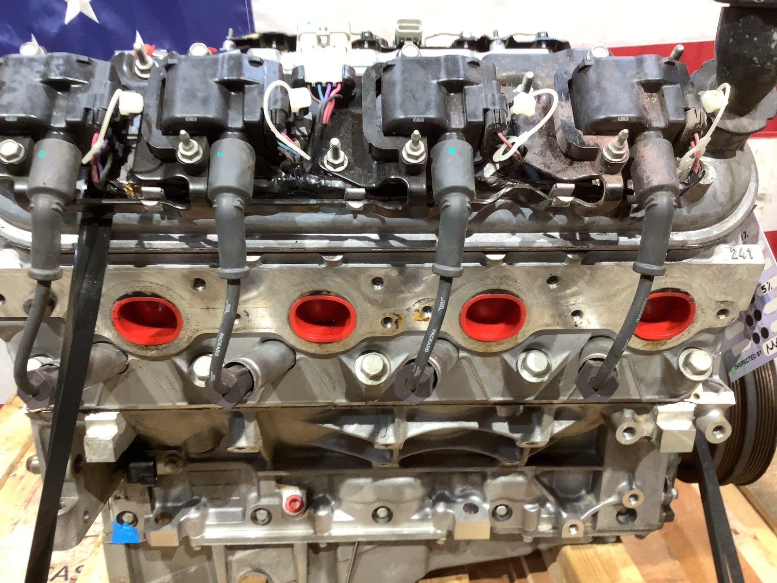 0102 Pontiac Firebird 5.7L LS1 Aluminum Engine Long Block & Heads W