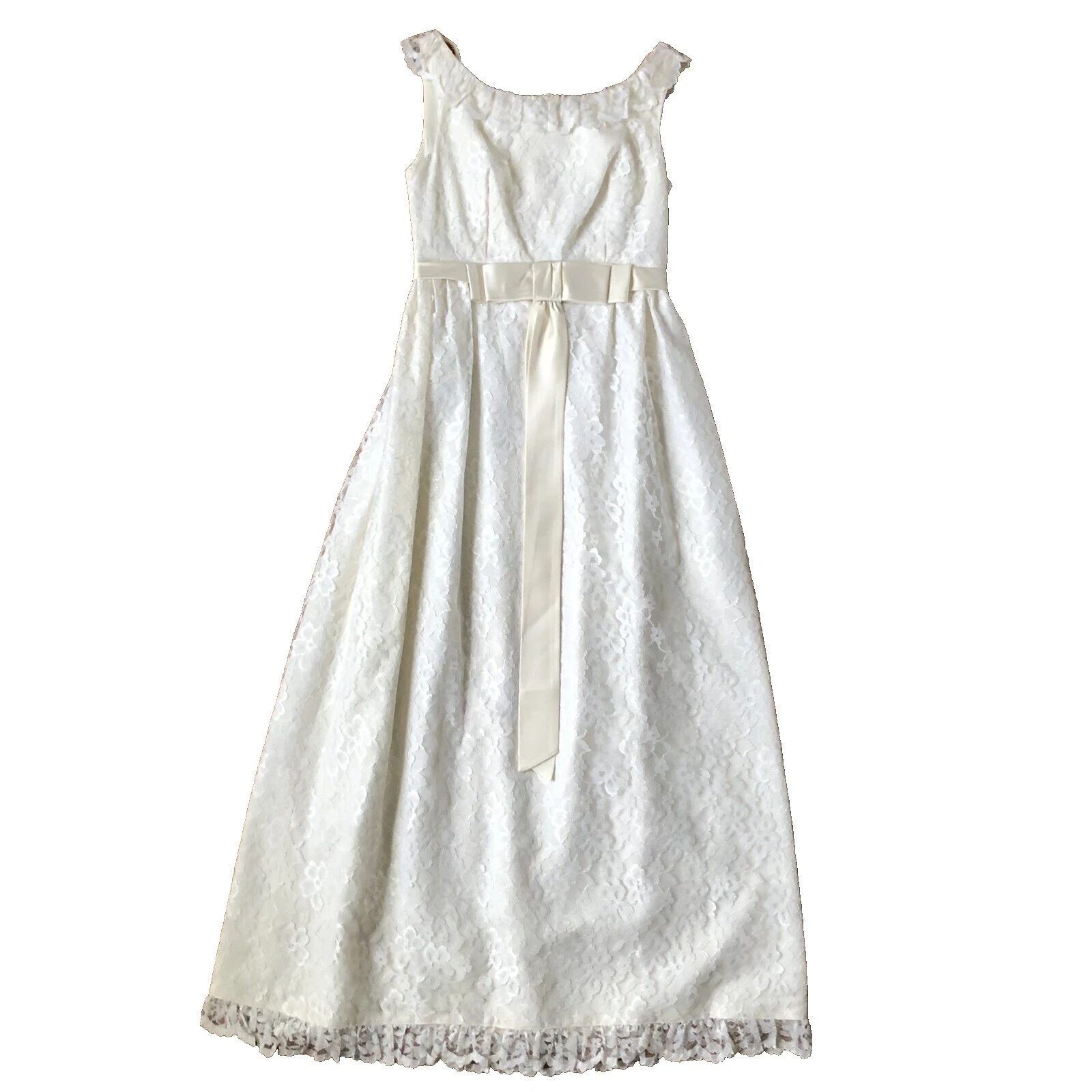 Cintura império Casamento Vestidos Vintage para mulheres