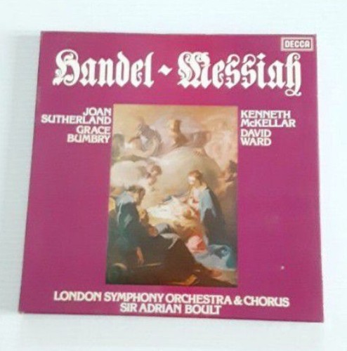 Handel Messiah 3 Vinyl Record Albums Box Set See More Information Below - Picture 10 of 11