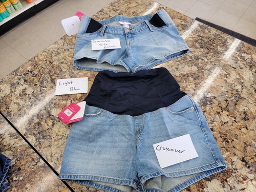 Isabel Maternity Shorts - Choose Your Size/wash - Picture 10 of 36