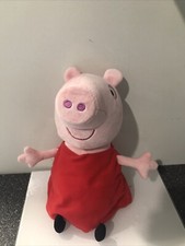 Peppa Pig Talking Plush 12" Doll Hug Oink Sounds Stuffed Animal Doll Toy