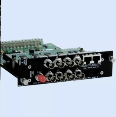 Optelecom-nkf 9252DR/SM-ST-1513 New Digital Eight Channel Video Multiplexer