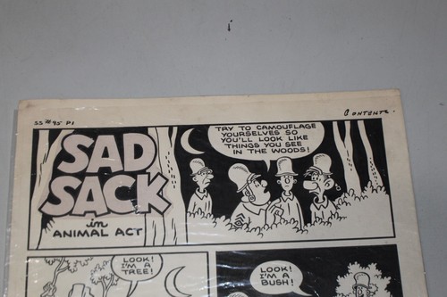 Sad Sack-Original Comic Art 1959 George Baker Art - Picture 2 of 7