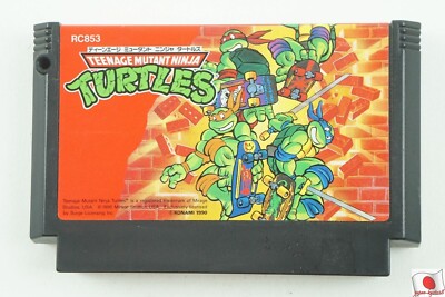 Teenage Mutant Ninja Turtles NES KONAMI Nintendo Famicom From Japan