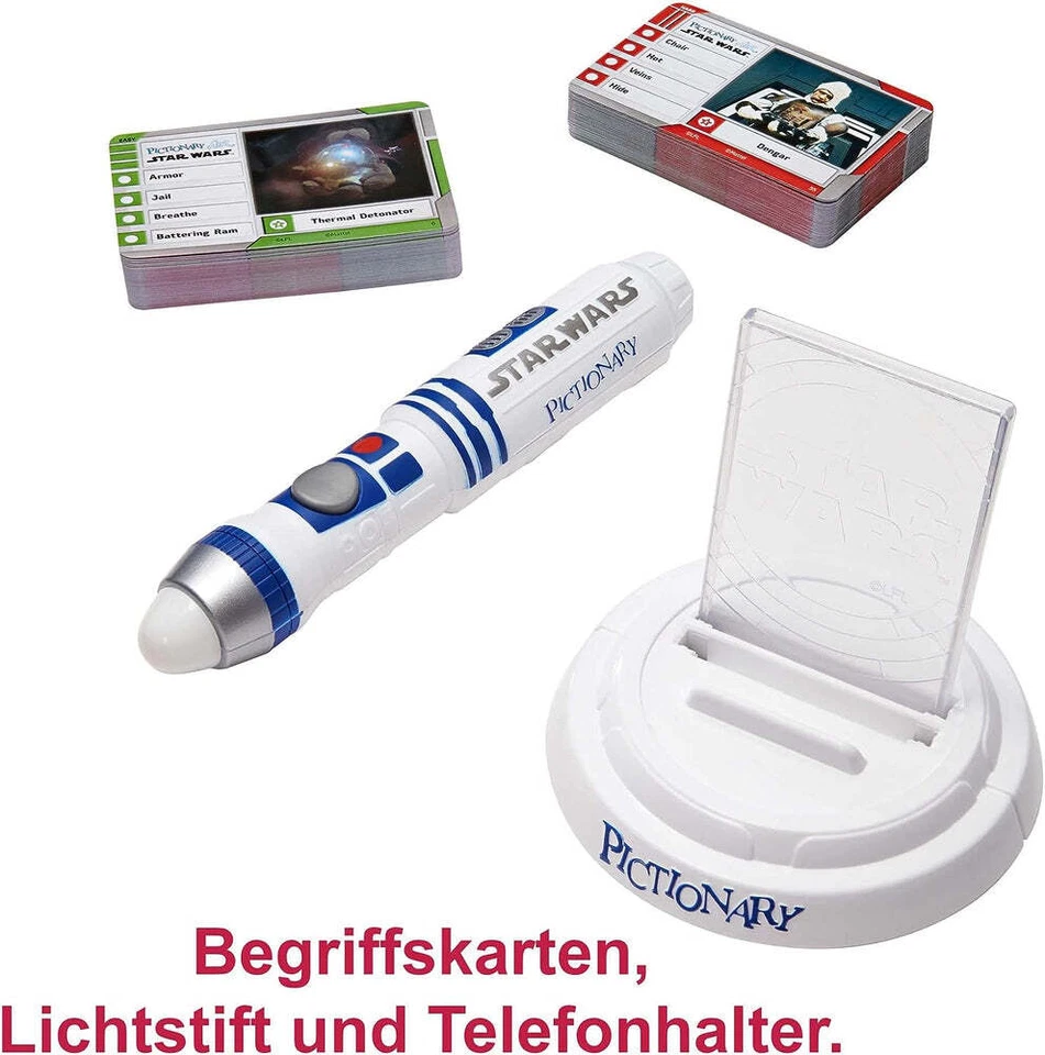 Mattel - Pictionary Air Star Wars - Scharade Familienspiel Partyspiel Gesellscha - Bild 4 von 4