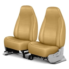 Saddleman 778336-09 Leatherette 1st Row Tan Custom Seat Covers