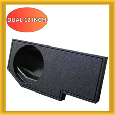 QPower for Dodge Ram Quad Cab 02-23 Single 12 Sealed Empty Woofer Enclosure