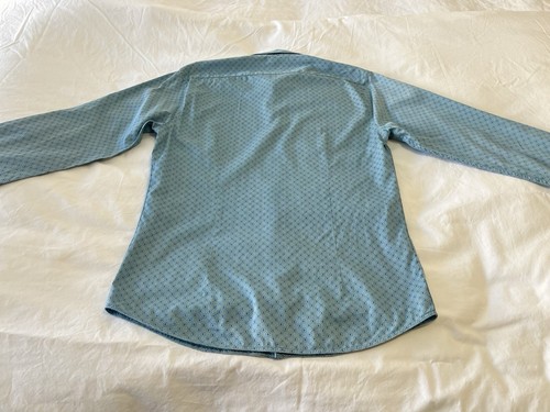 SCOTCH & SODA | Men’s SZ Large | Dress Shirt Business Blue Slim Fit - Picture 10 of 12