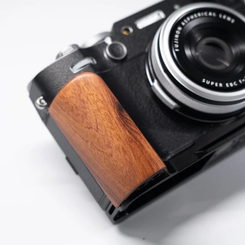 Camera Wood Handle Grip Protect Quick Release L Board Base For Fujifilm X-100VI - Picture 32 of 36
