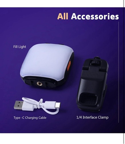 Retractable Phone Light, 3 Light Modes, 13 RGB Portable Selfie Light - 第 7/7 張圖片