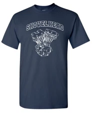 SHOVELHEAD Engine T-SHIRT - Harley Davidson Biker