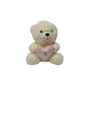 Teddybär mit Herz personalisierbar mit Initiale Name