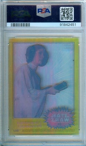 1999 Topps Chrome Star Wars LIBERATED PRINCESS Archives Clearzone #C4 PSA 9 - Picture 2 of 2