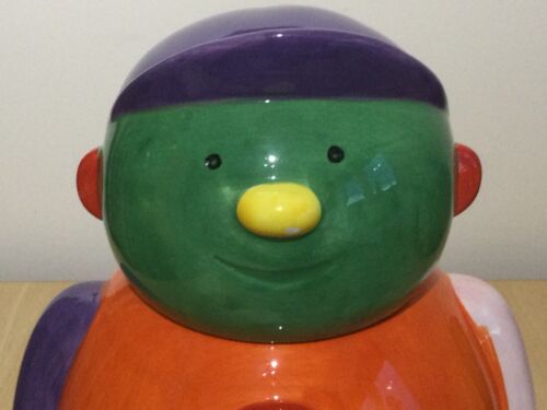 VINTAGE 90s LARGE 29CM CERAMIC JELLY BABIES MONEY BOX/STORAGE JAR - Picture 2 of 11