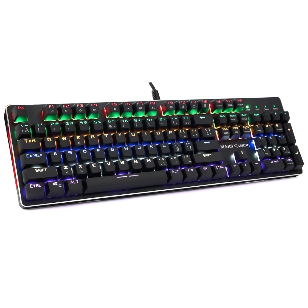 Mars Gaming MK4 Mechanical Keyboard RGB Layout Italiano Switch Brown