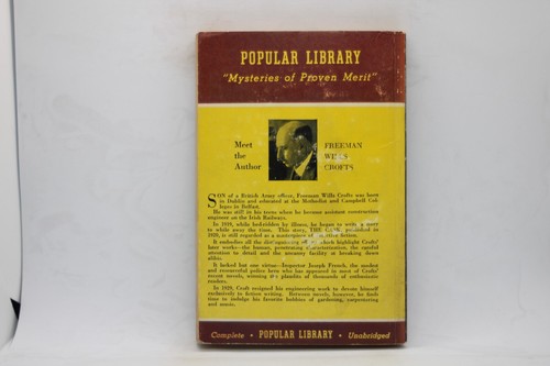 POP LIB 18 TRAGEDY IN THE HOLLOW by FREEMAN WILLS CROFT 1st VG 1944 INSP FRENCH - Picture 2 of 3