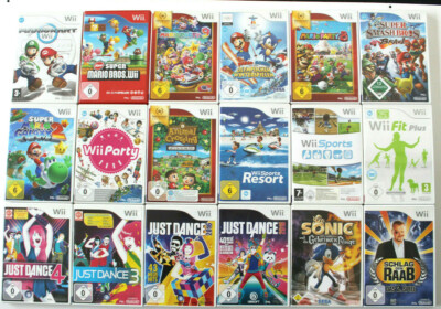 Nintendo Wii / Wii U 1 Spiel nach Wahl (Mario, Zelda, Dance, Sports) sehr gut