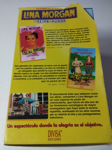 Lina Morgan Si Al Amor Ultimo Tranvia Celeste No Es un Color - 5 x VHS Español - Imagen 3 de 6
