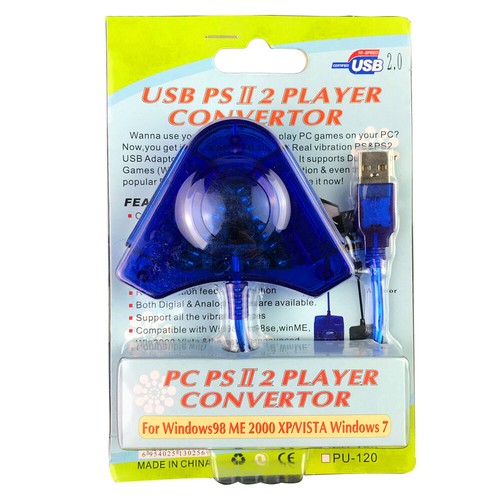 For PSX PS1 PS2 USB Game Controller Adapter Port Controllers to PC USB Adaptor - Picture 5 of 6