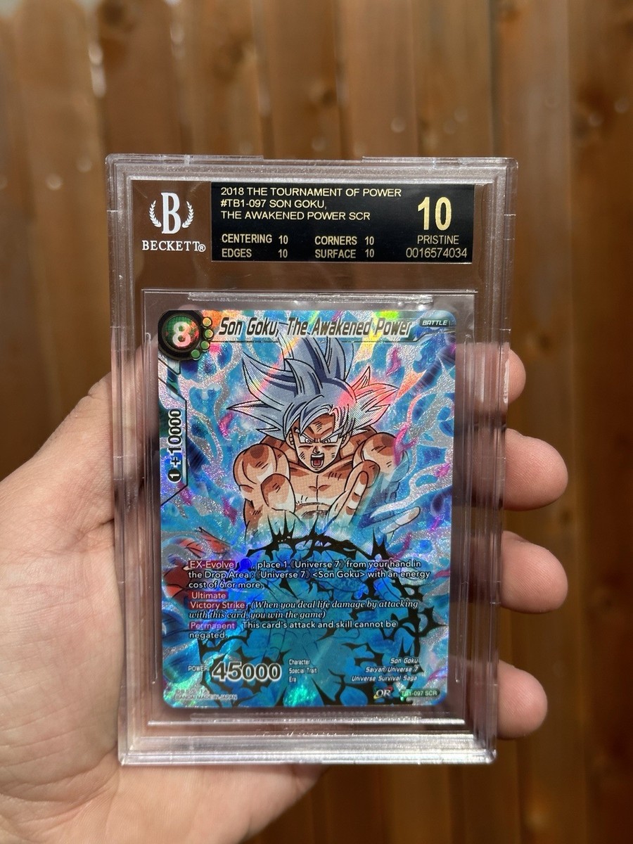 BGS 10 Black Label Son Goku, The Awakened Power TOP Dragon Ball