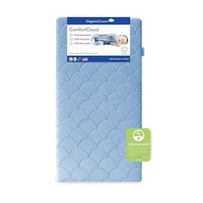  Color: Sky Blue Organic Dream-ComfortCloud 2-Stage Crib Mattress 6495