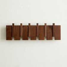 Wood Coat Rack Wall Mount, Coat Hooks Hanger Wall Mounted, Heavy Duty Wall