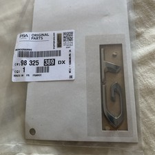 Genuine New PEUGEOT GT LEFT OR RIGHT SIDE BADGE Emblem For 2008 Mk2 2019+