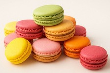 Macarons franceses Andy Anand (48 piezas) hechos frescos diarios, deliciosa caja de regalo, Eleva